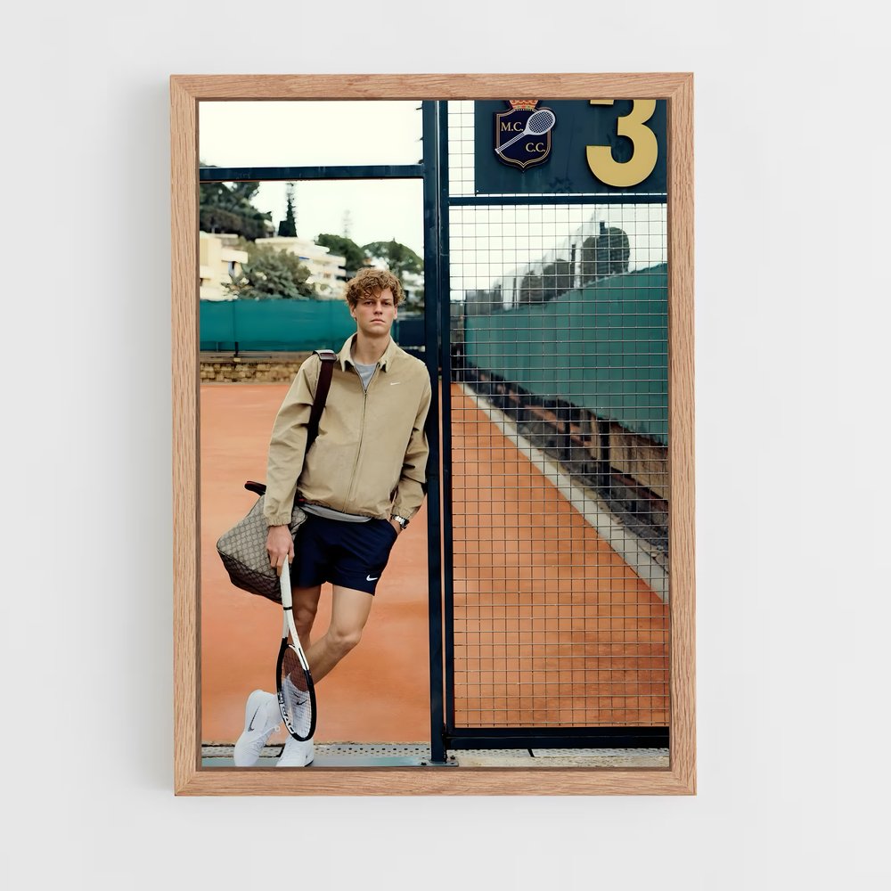 Poster Jannik sinner – affiche Tennis (vue 4)